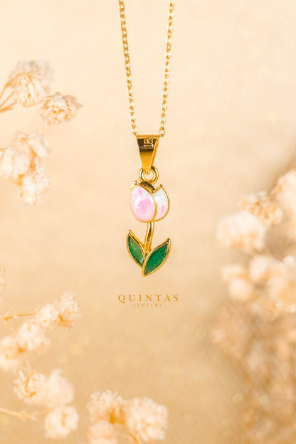 Blossoming Tulip Necklace