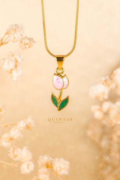 Blossoming Tulip Necklace