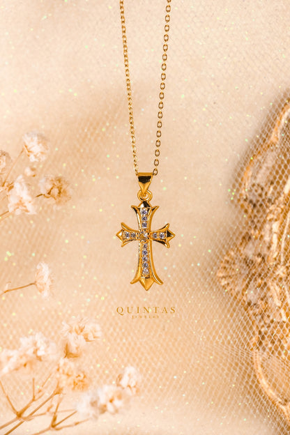 Majestic Diamond Cross Necklace