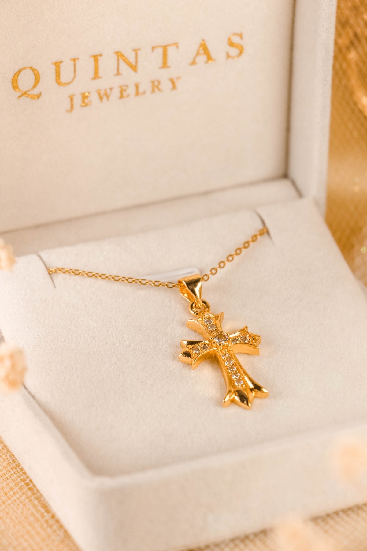 Majestic Diamond Cross Necklace