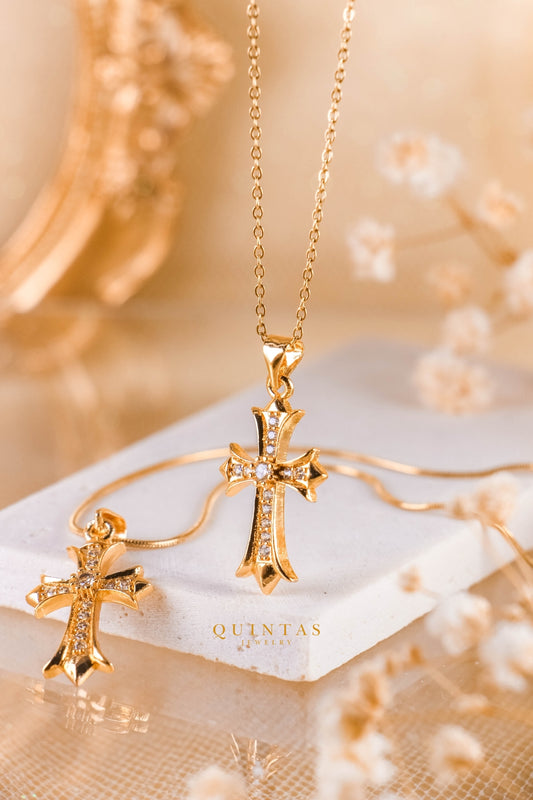 Majestic Diamond Cross Necklace