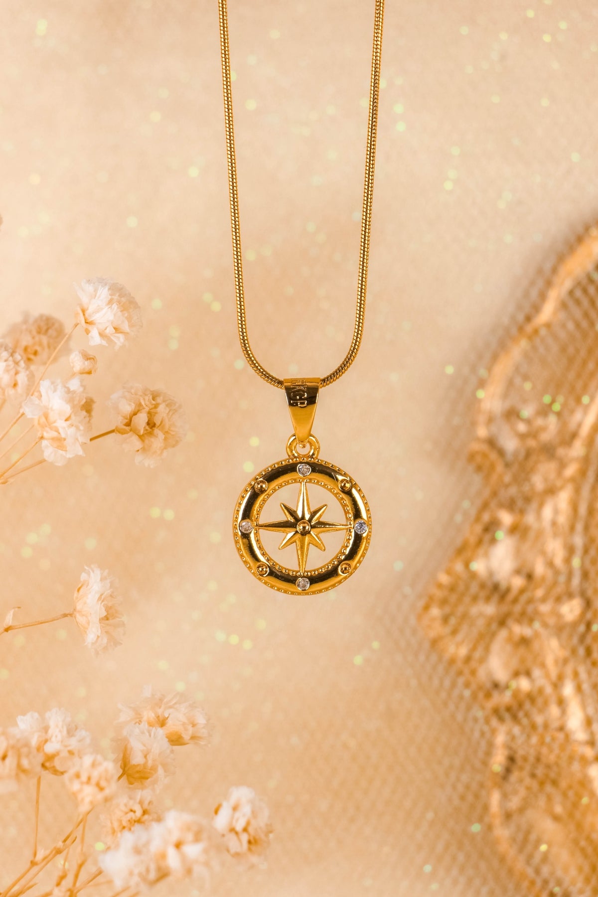 Pocahontas Compass Necklace