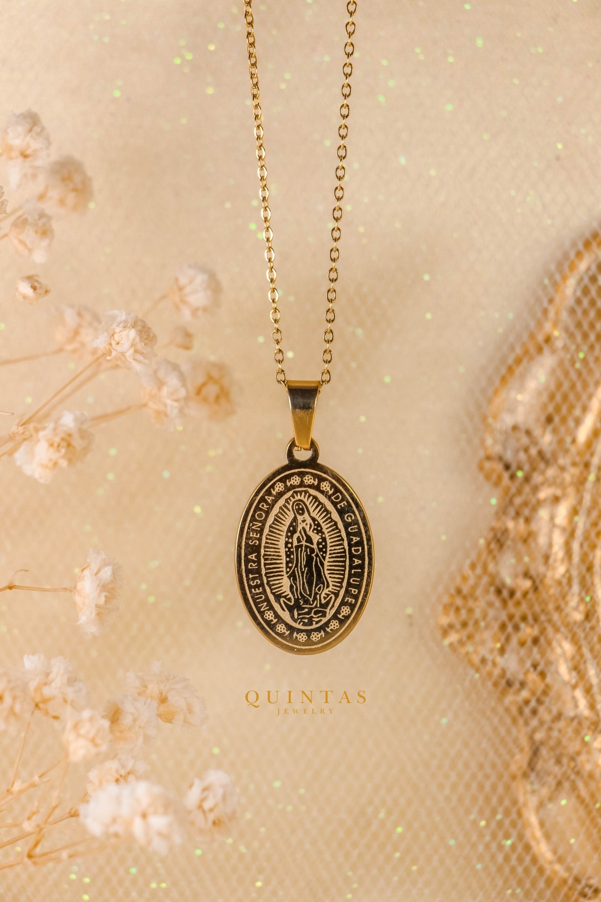 Guadalupe Medallion Necklace