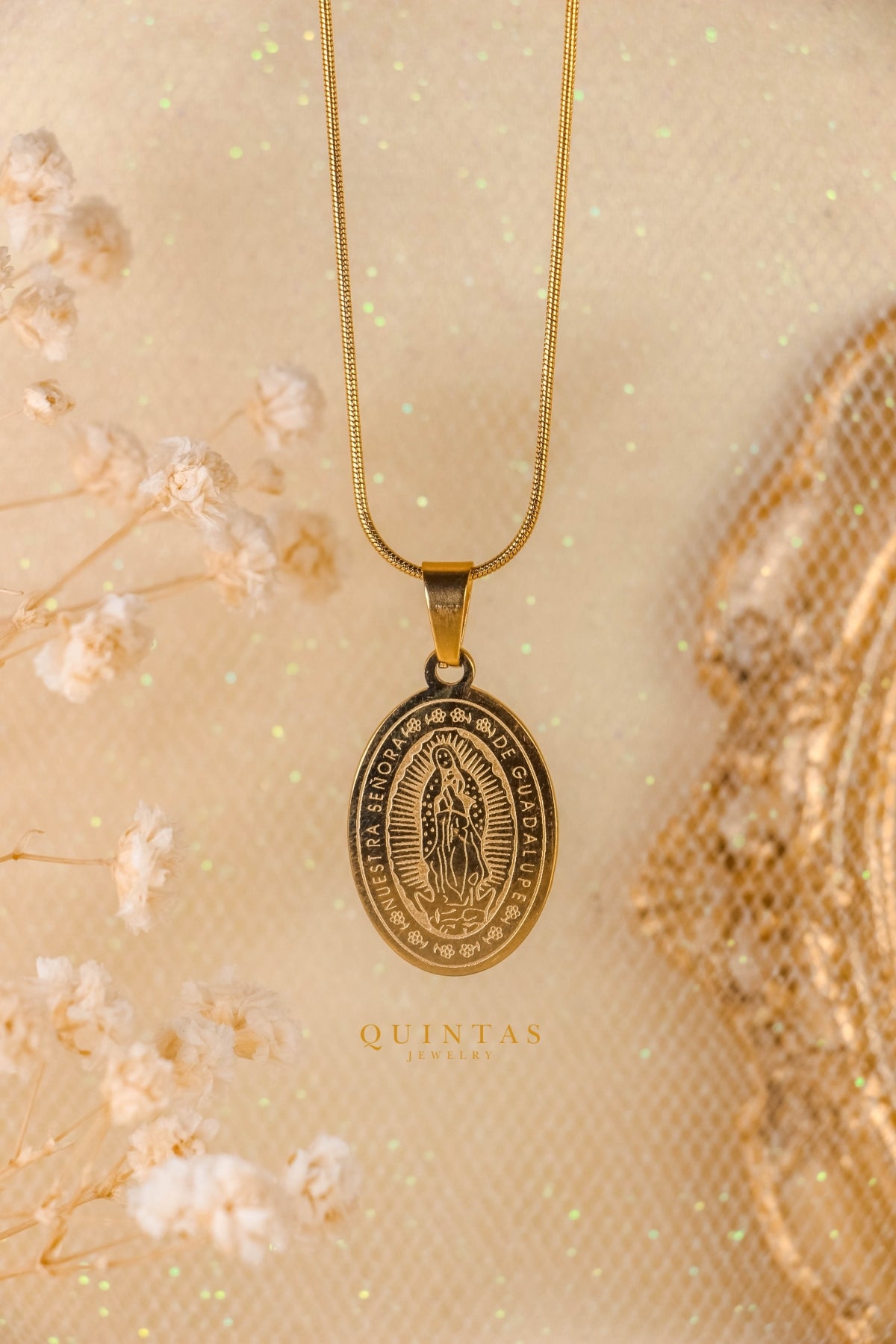 Guadalupe Medallion Necklace