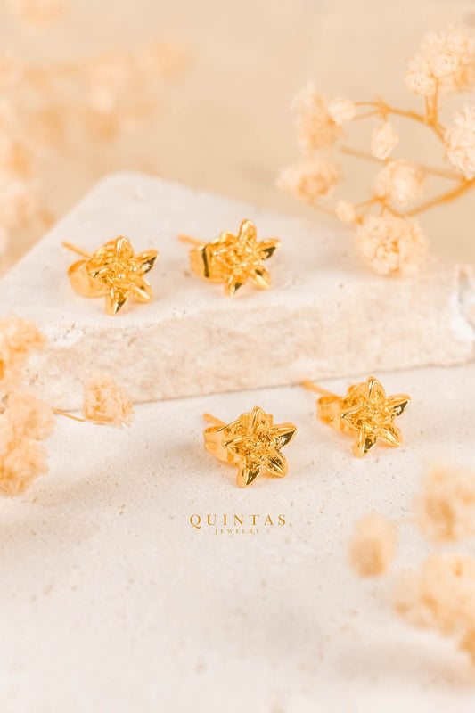 Celeste Flower Stud Earrings