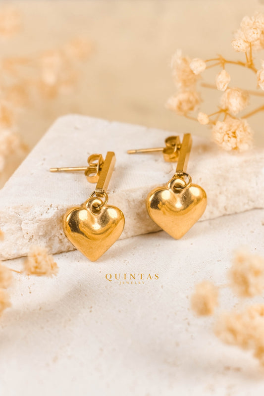 Liana Heart Drop Earrings