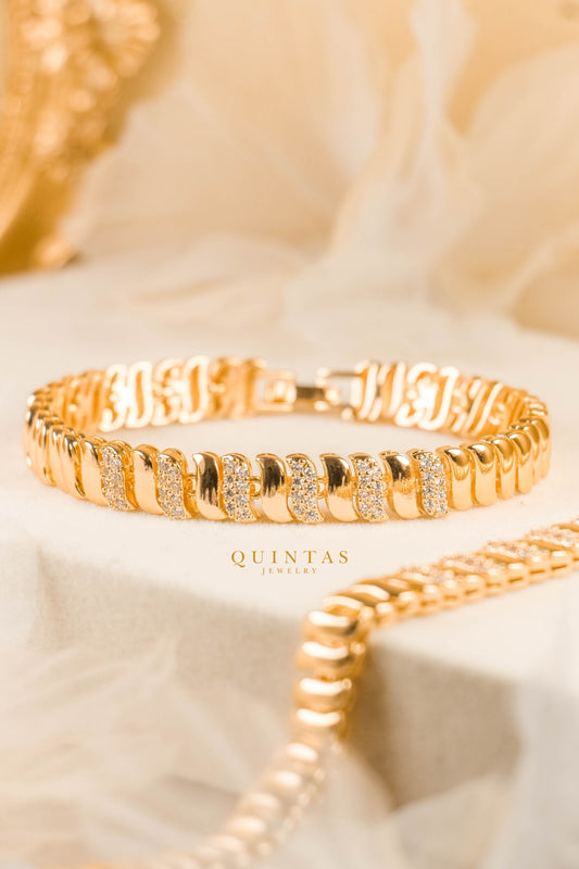 Golden Wave Luxe Bracelet