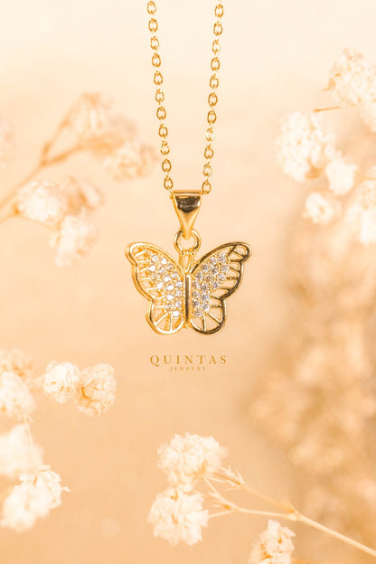 Aurora Butterfly Necklace