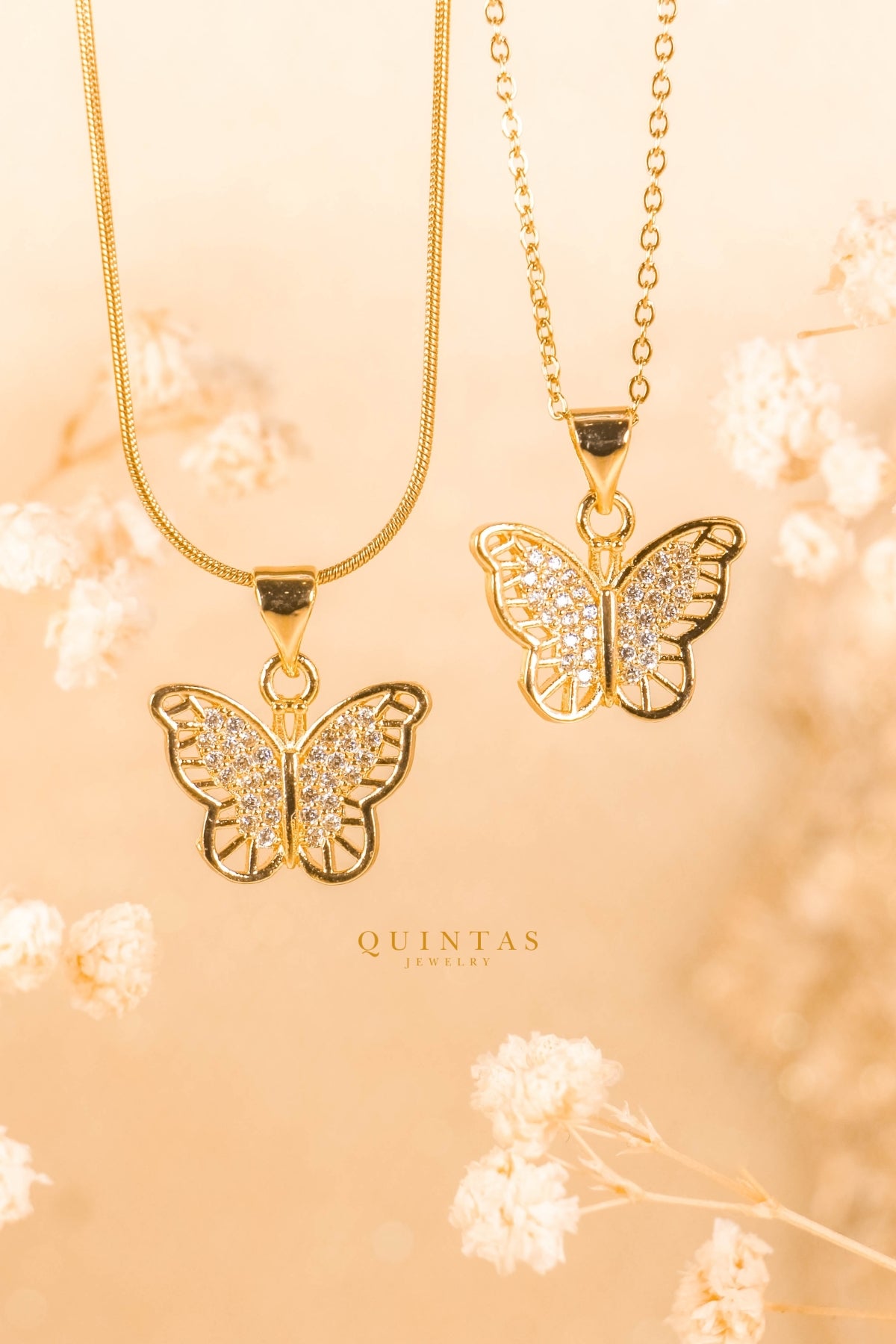 Aurora Butterfly Necklace