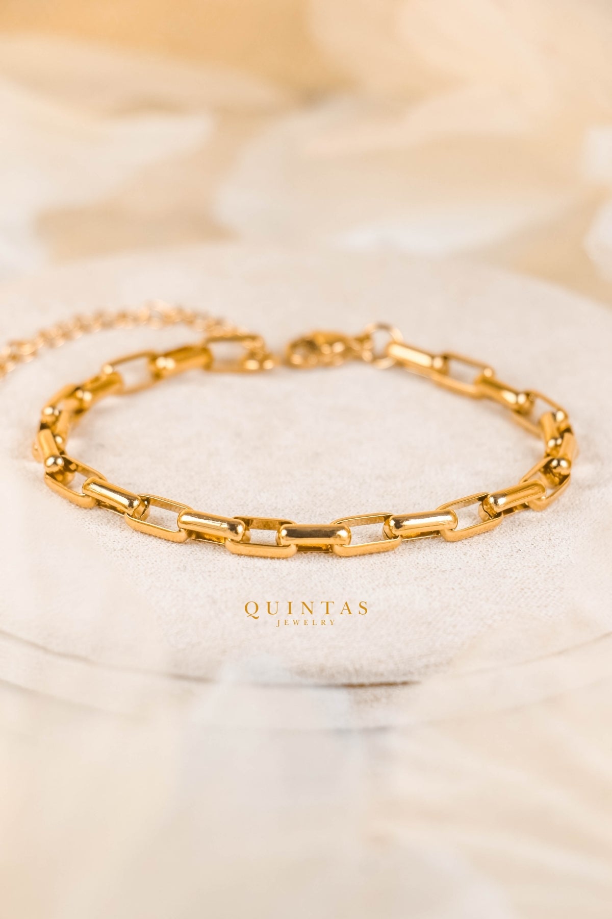 Alethea Square Chain Bracelet