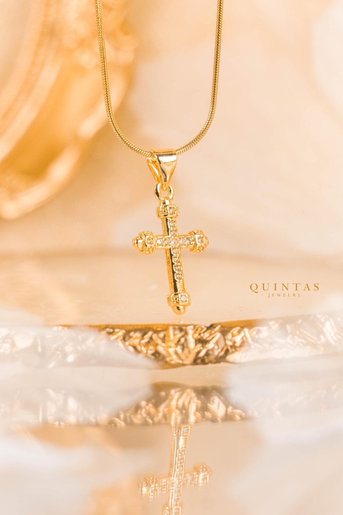 Cross Sparkle Necklace