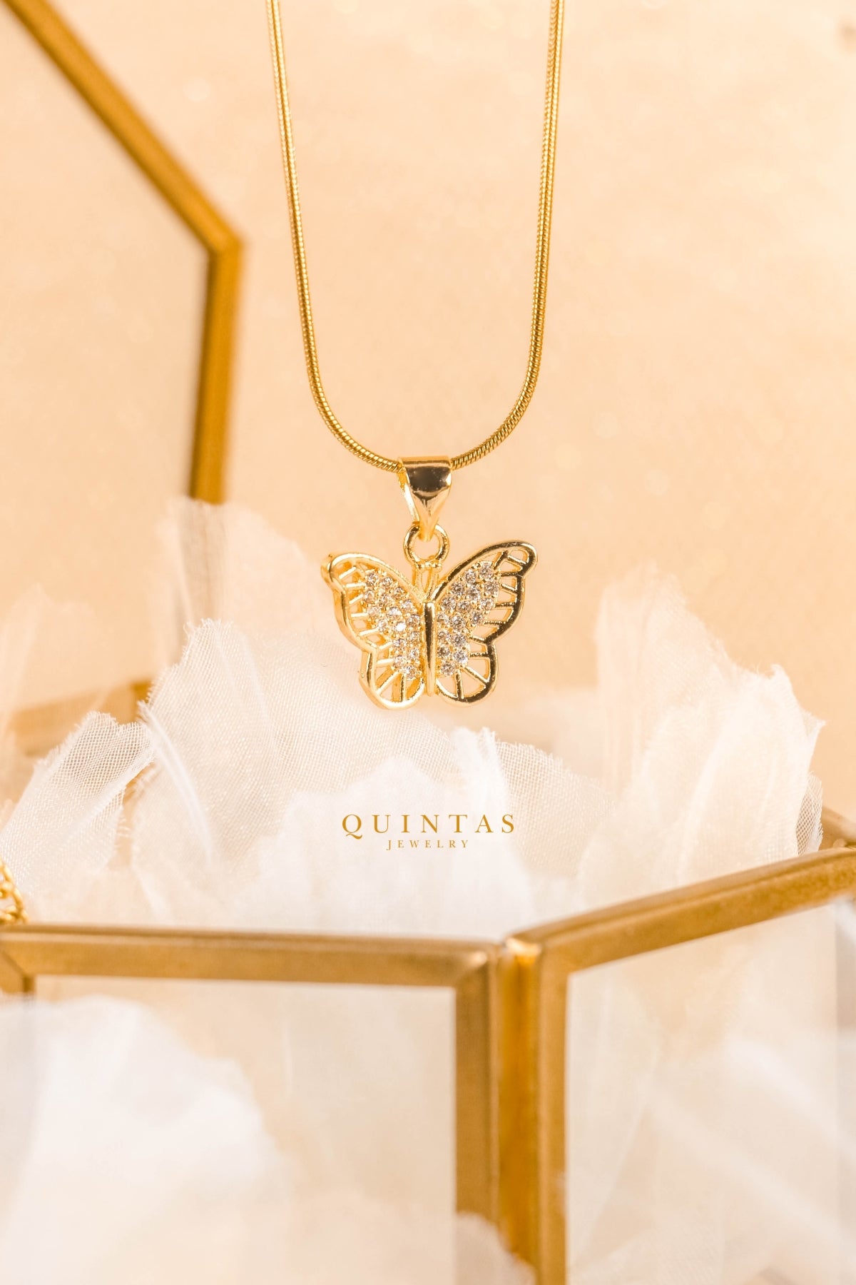 Aurora Butterfly Necklace