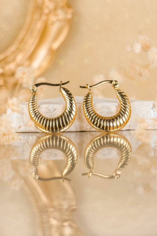 Solara Bold Hoop Earrings