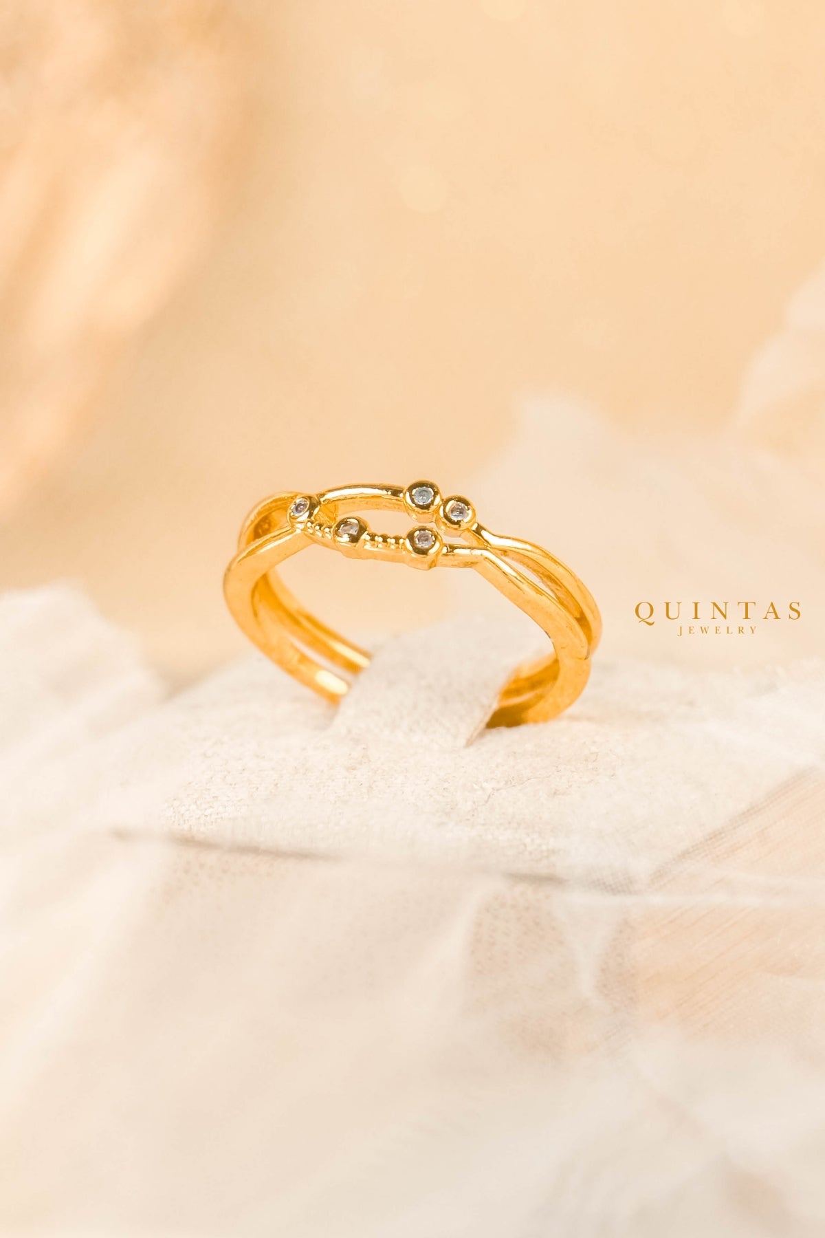 Celestine Constellation Ring (Adjustable)