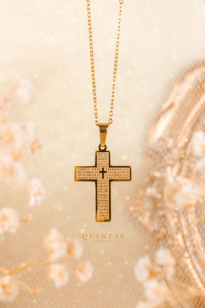 "Our Father" Cross Necklace