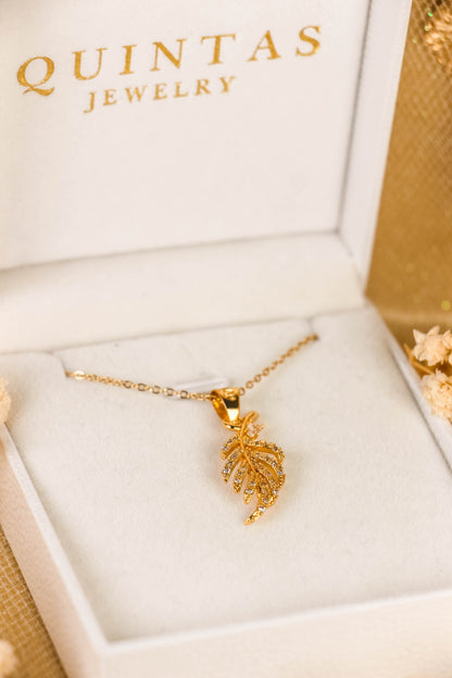 Leaf Charm Necklace