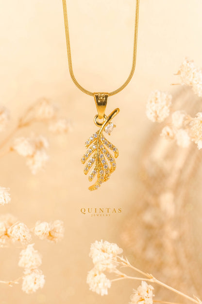 Leaf Charm Necklace