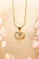 Francine Diamond Heart Necklace