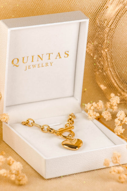 Cleo Heart Bracelet