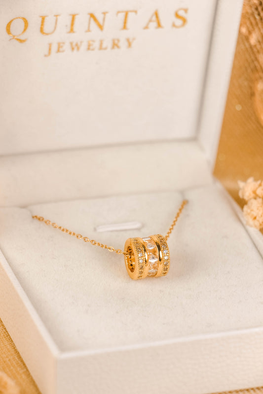 Aeris Barrel Necklace