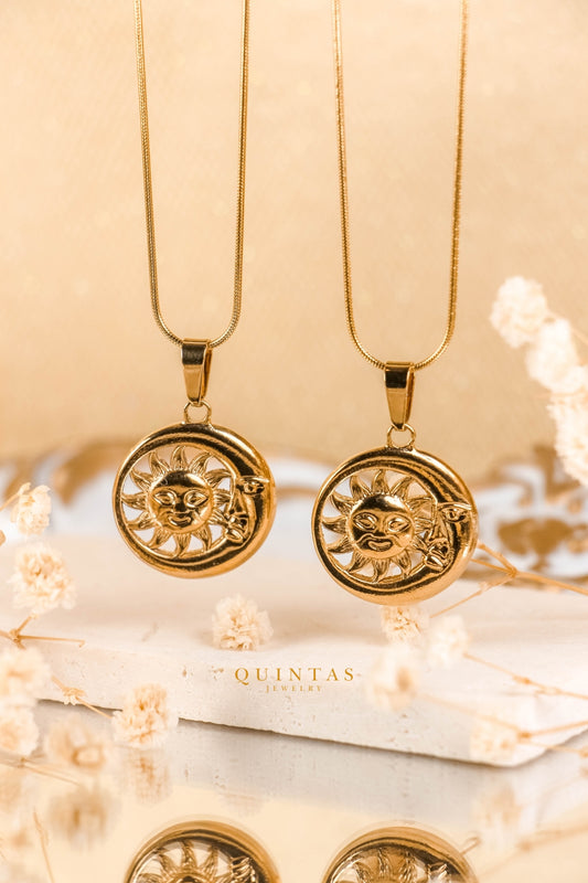 Sol (Sun) de Luna (Moon) Necklace