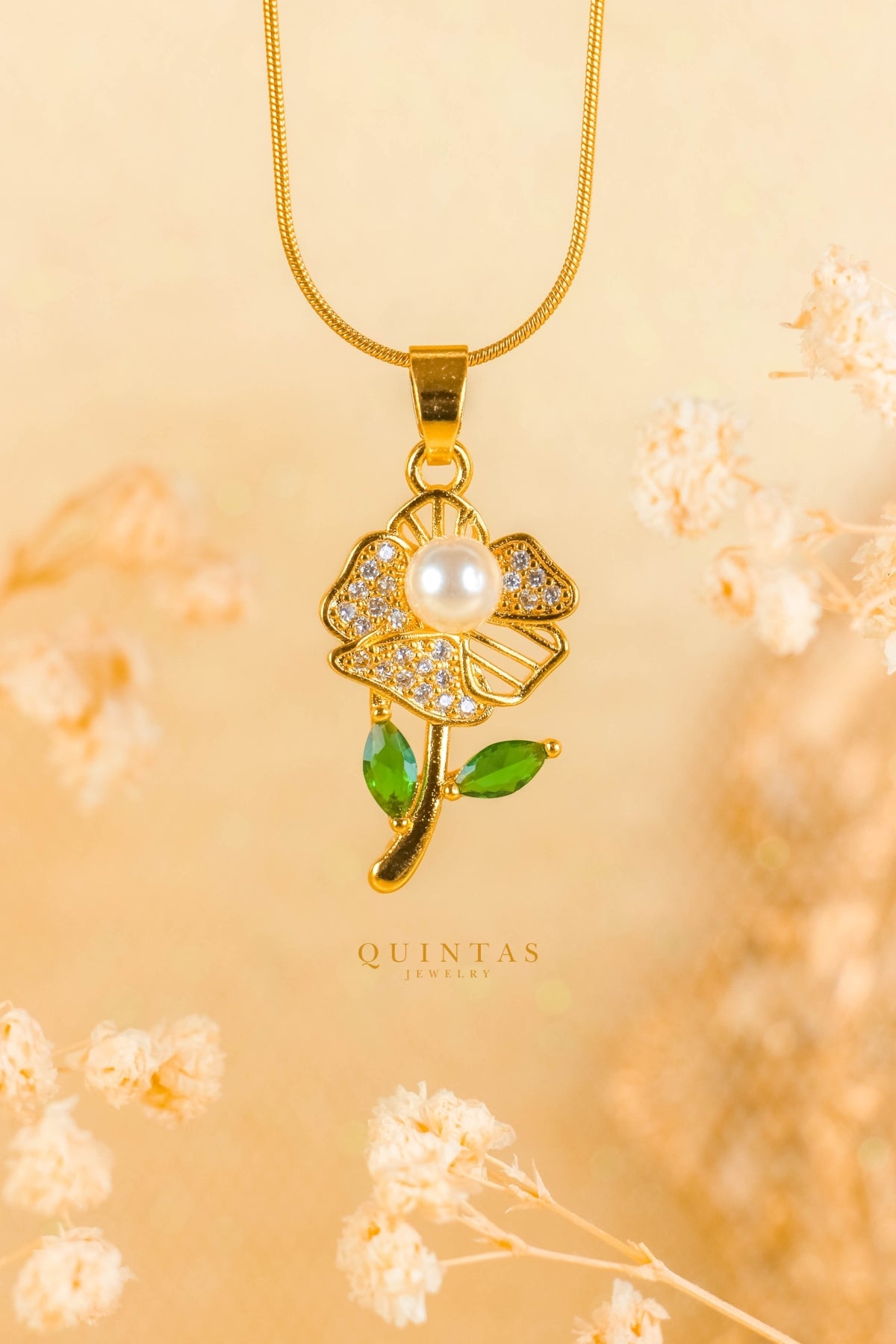 Pearl Flower Bloom Necklace