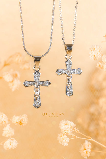 Christian Silver Cross Necklace