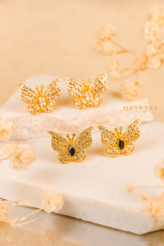 Brielle Butterfly Stud Earrings