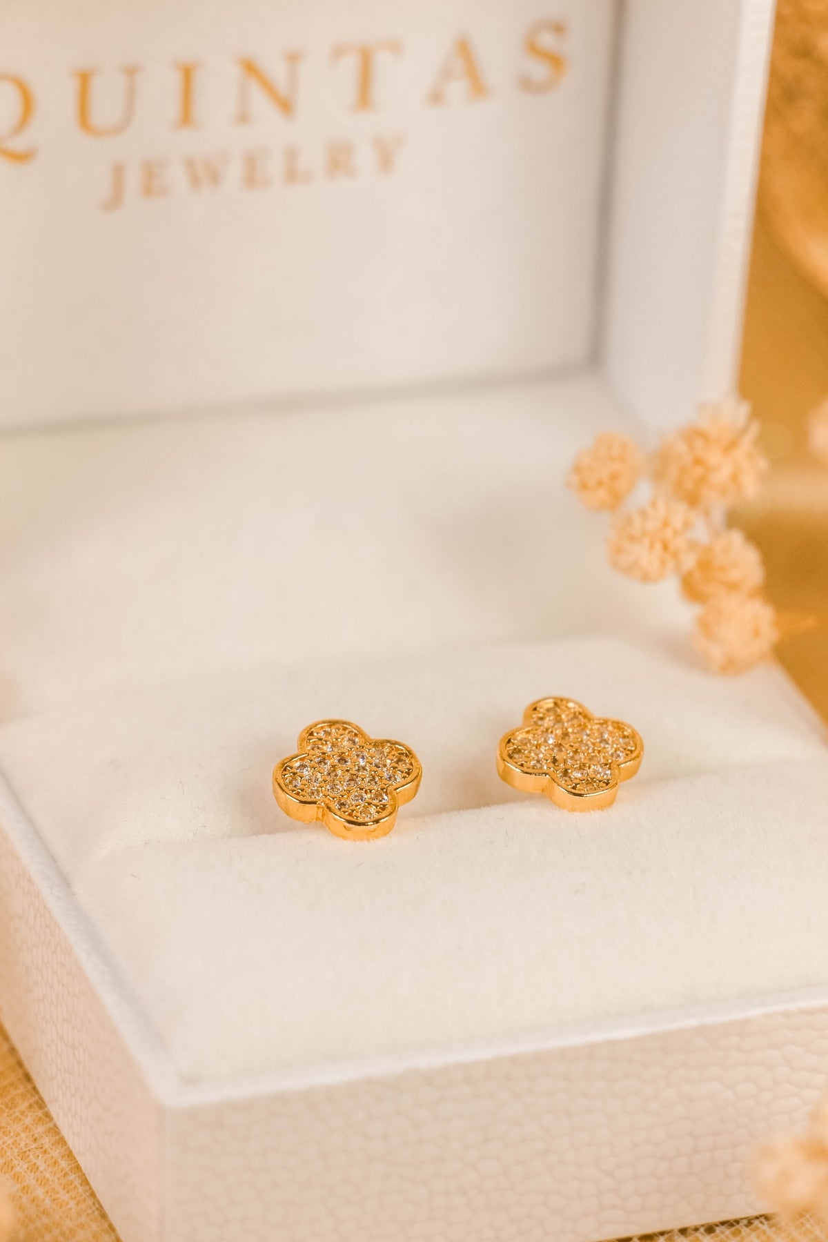 Classic Clover Stud Earrings