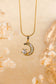Dreamy Moon and Star Necklace