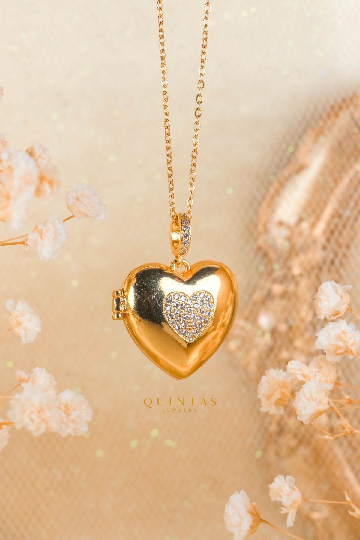 Agatha Heart Locket Necklace