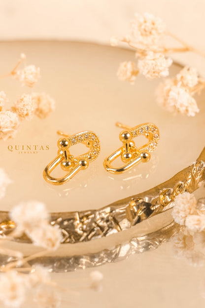 Link Stud Earrings