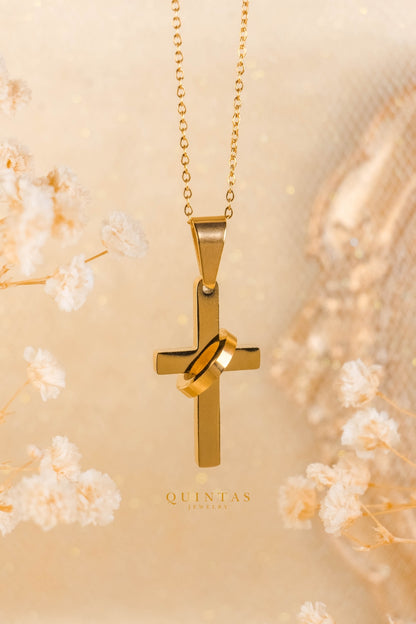 Eternity Cross Necklace