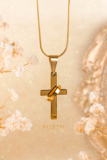 Eternity Cross Necklace