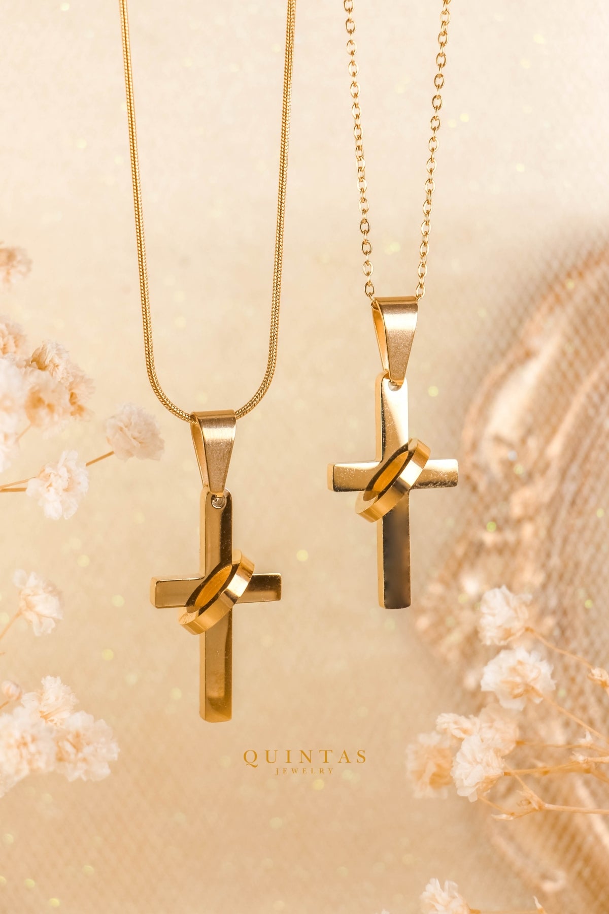 Eternity Cross Necklace