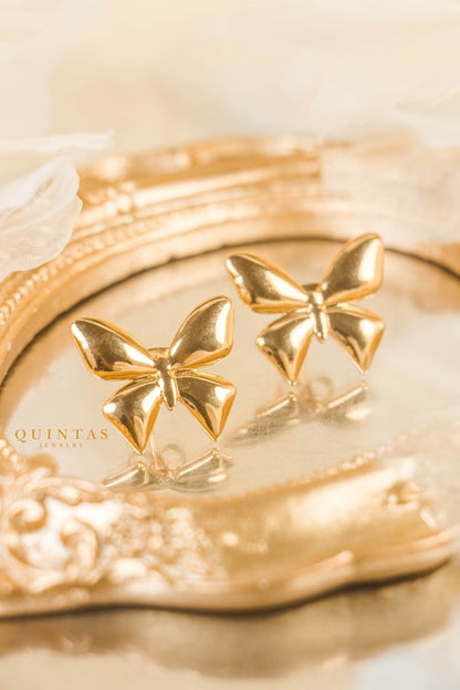 Vespera Butterfly Stud Earrings