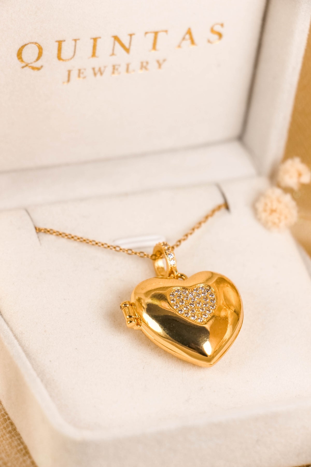 Agatha Heart Locket Necklace