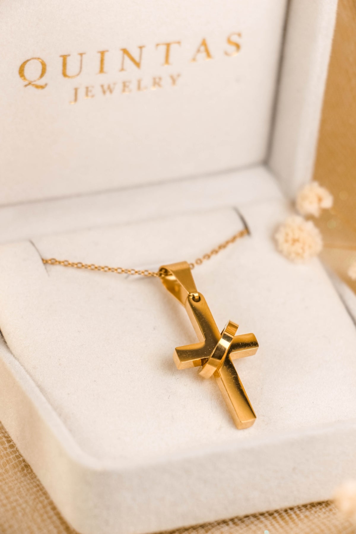 Eternity Cross Necklace