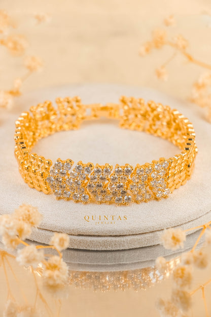 Cassia Diamond Mesh Bracelet