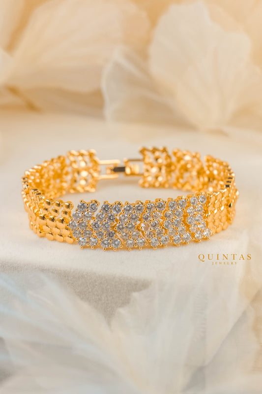 Cassia Diamond Mesh Bracelet