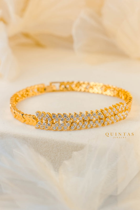 Leaf Diamond Bracelet