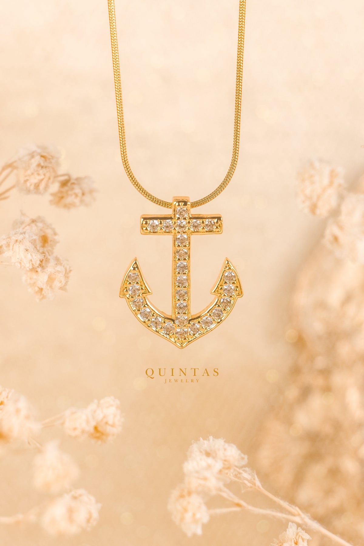 Anchor Charm Necklace