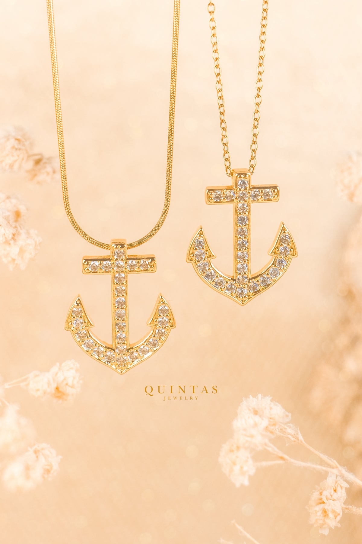Anchor Charm Necklace