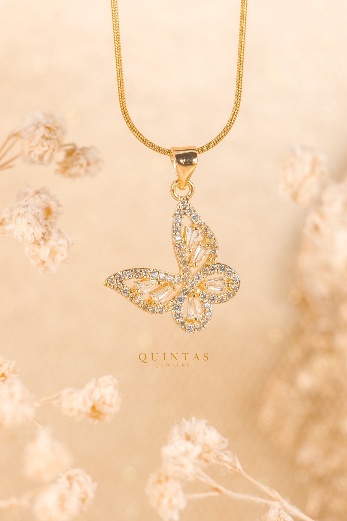 Alora Grand Butterfly Necklace