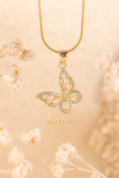 Alora Grand Butterfly Necklace
