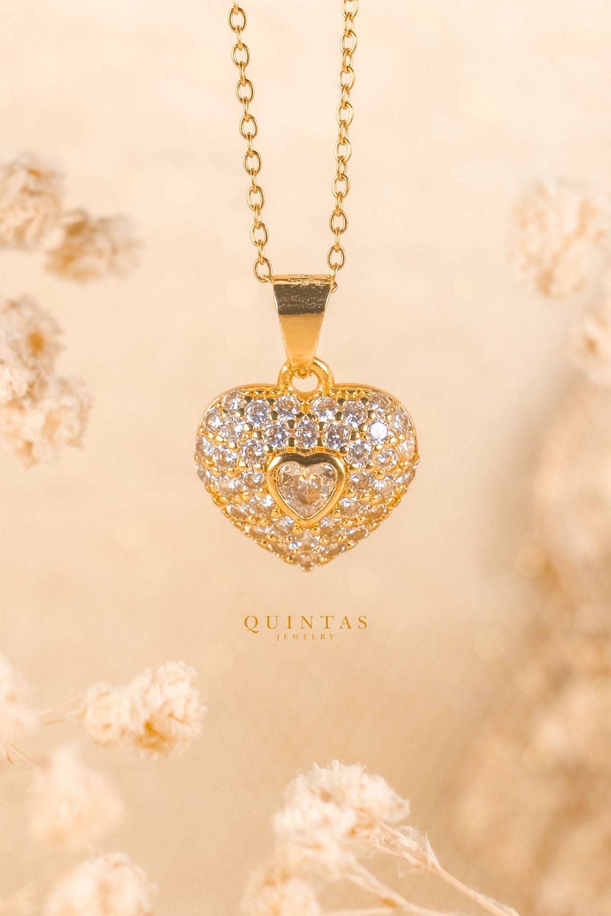 Sparkling Heart Necklace