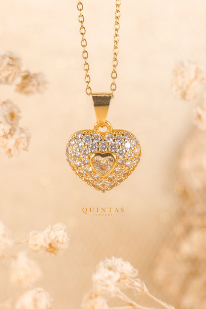 Sparkling Heart Necklace