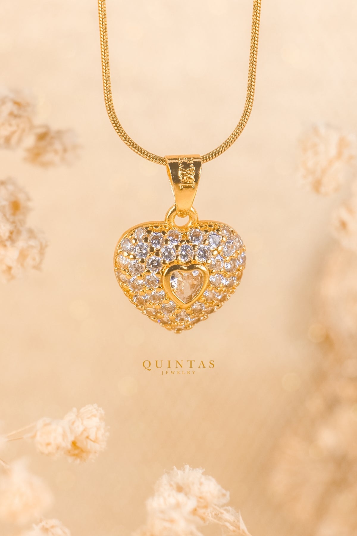 Sparkling Heart Necklace