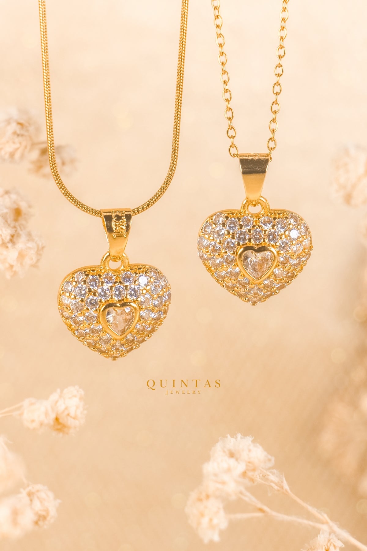 Sparkling Heart Necklace