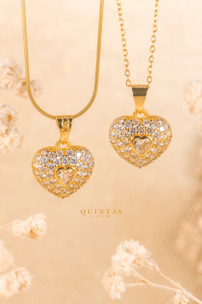 Sparkling Heart Necklace